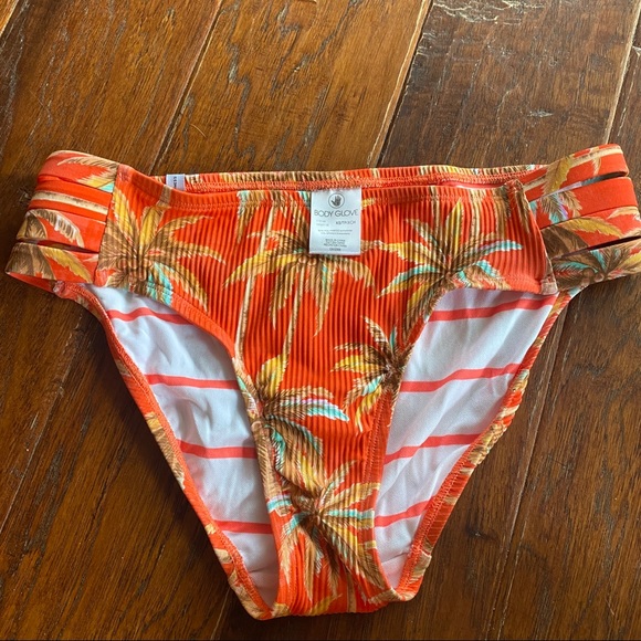 Body Glove Palm Tree Ribbed Bikini Set - Picture 5 of 8